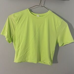 Lululemon Wundermost Ultra-soft Nulu Crewneck Cropped T-shirt